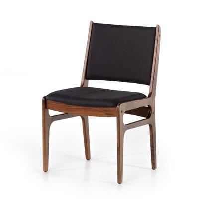 Hurston Cotton Side Chair in Dark Blue - Image 0