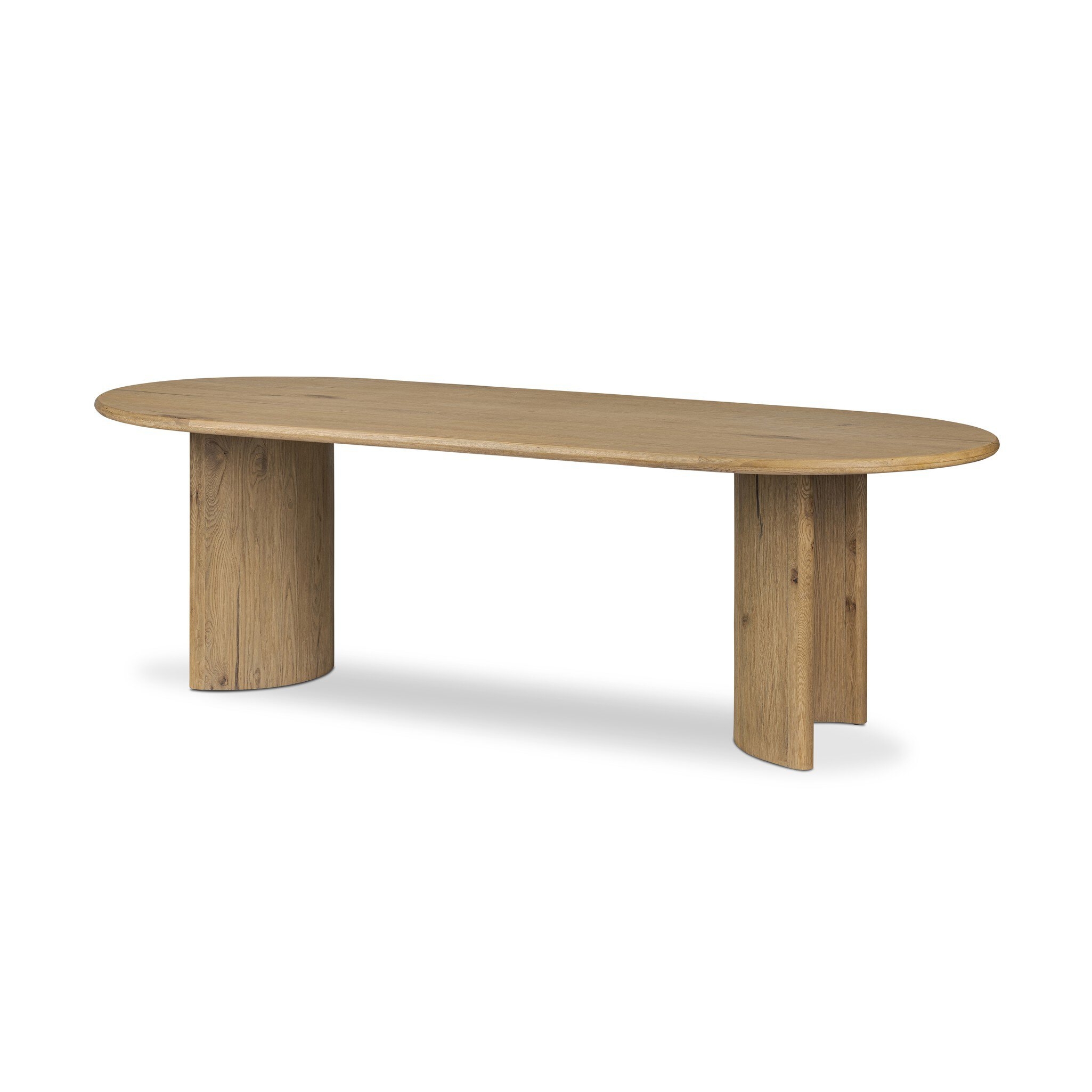 Paden Dining Table - Worn Oak Veneer - Image 1