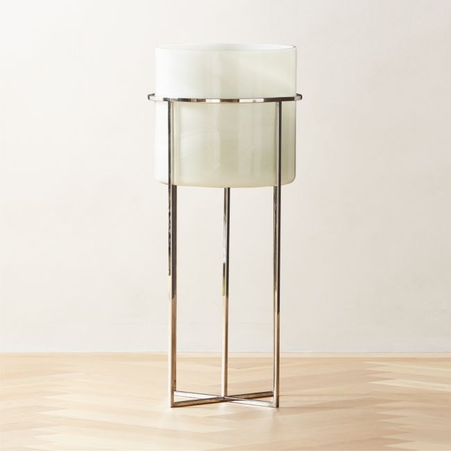 Syd Large Glass Planter with Stand - Image 0