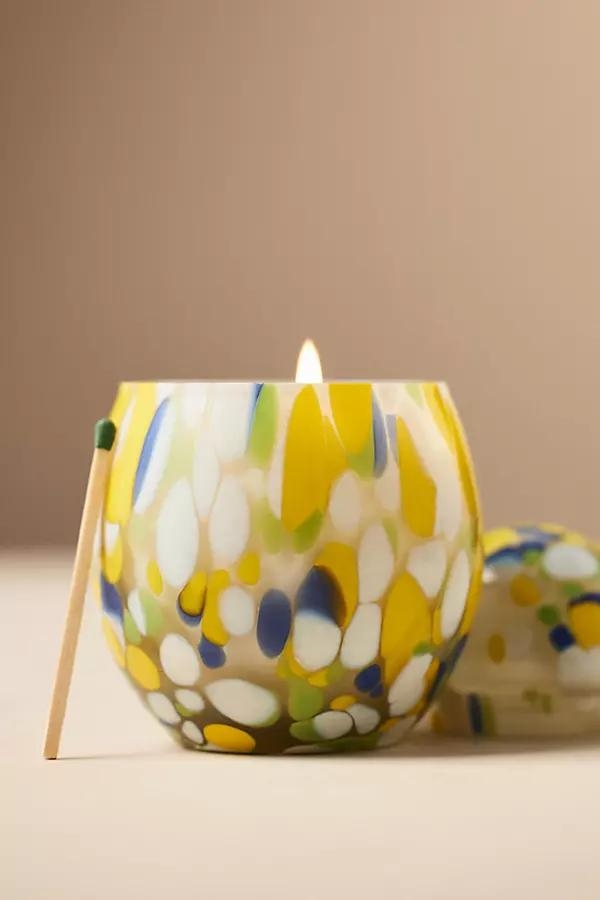 Mini Cheena Egg Fresh White Cashmere & Musk Glass Candle - Image 0