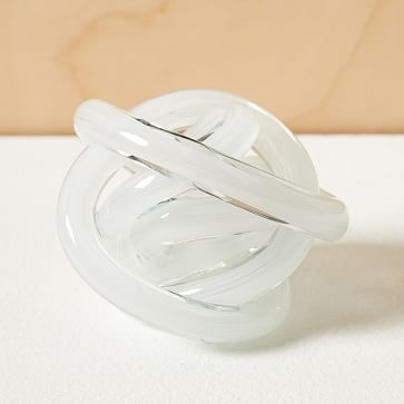 Glass Knots, Small, White - Image 1