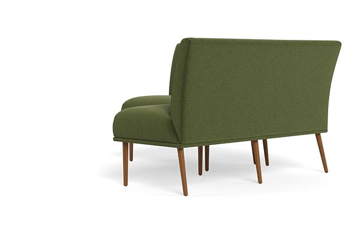 Dorian Upholstered Petite Right Banquette with Tufting Option - Image 2