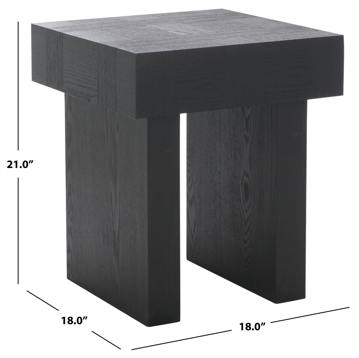 Famoni End Table - Black - Safavieh - Image 5