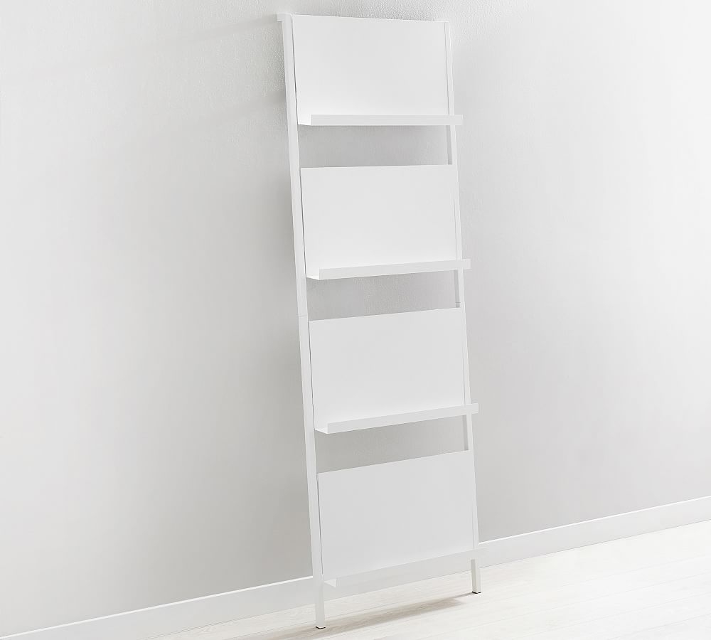 Temple Street Display Bookcase Wide White - Image 0