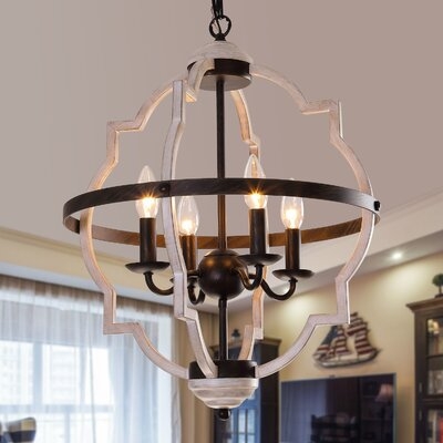 Mcgarry 4 - Light Candle Style Geometric Chandelier - Image 0
