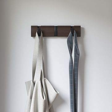 Flip Shelf, 3 Hook, White - Image 3