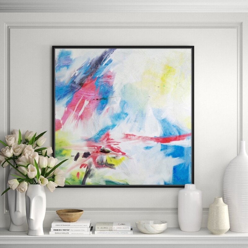 JBass Grand Gallery Collection Abstract Touches II - Framed Graphic Art on Canvas - Image 0