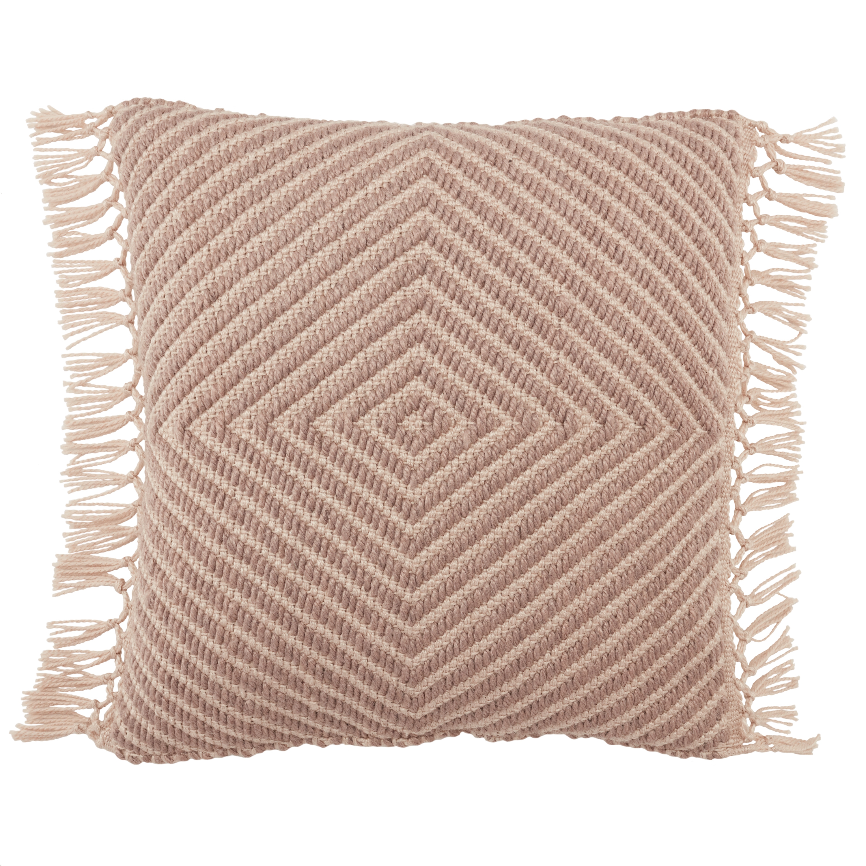 Design (US) Mauve/Light Pink 20"X20" Pillow I-O - Image 0