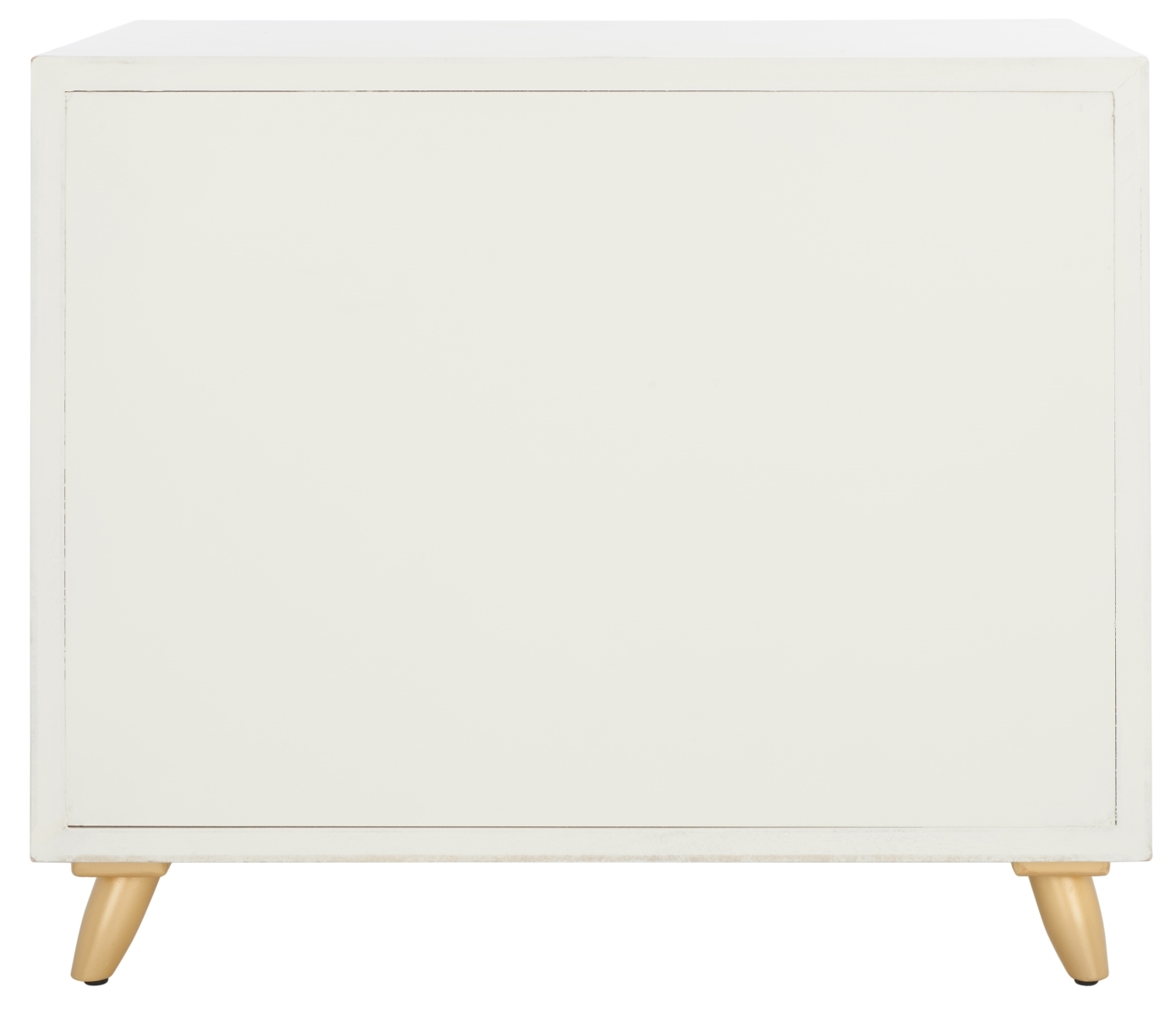 Raquel 3 Drawer Chest - White / Gold - Safavieh - Image 8