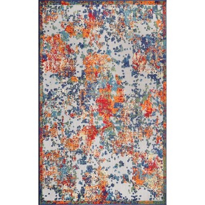 Atthia Abstract Modern Splatter Polypropylene Indoor/Outdoor Area Rug By Haus&Home - Image 0