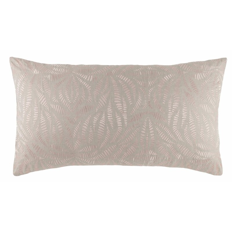 Pine Cone Hill Fossil Embroidered Lumbar Pillow Cover & Insert - Image 0