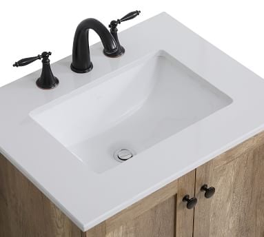 Alderson 24" Single Sink Vanity, Natural Oak - Image 1