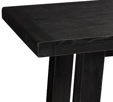 Benchwright Counter Height Table, Blackened Oak - Image 1