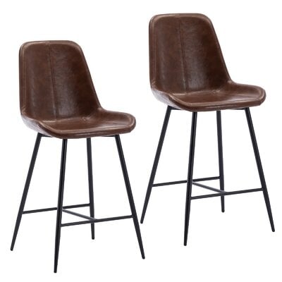 26'' Faux Leather Bar & Counter Stool - Image 0