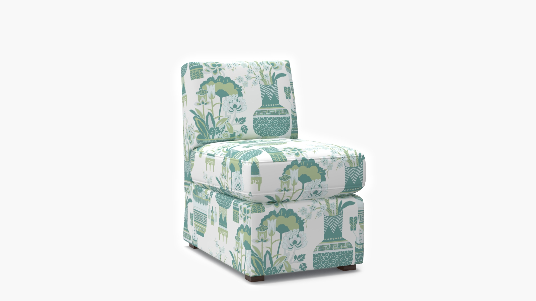 Petite Slipper Chair, Pistachio Kan-Shie - Image 1