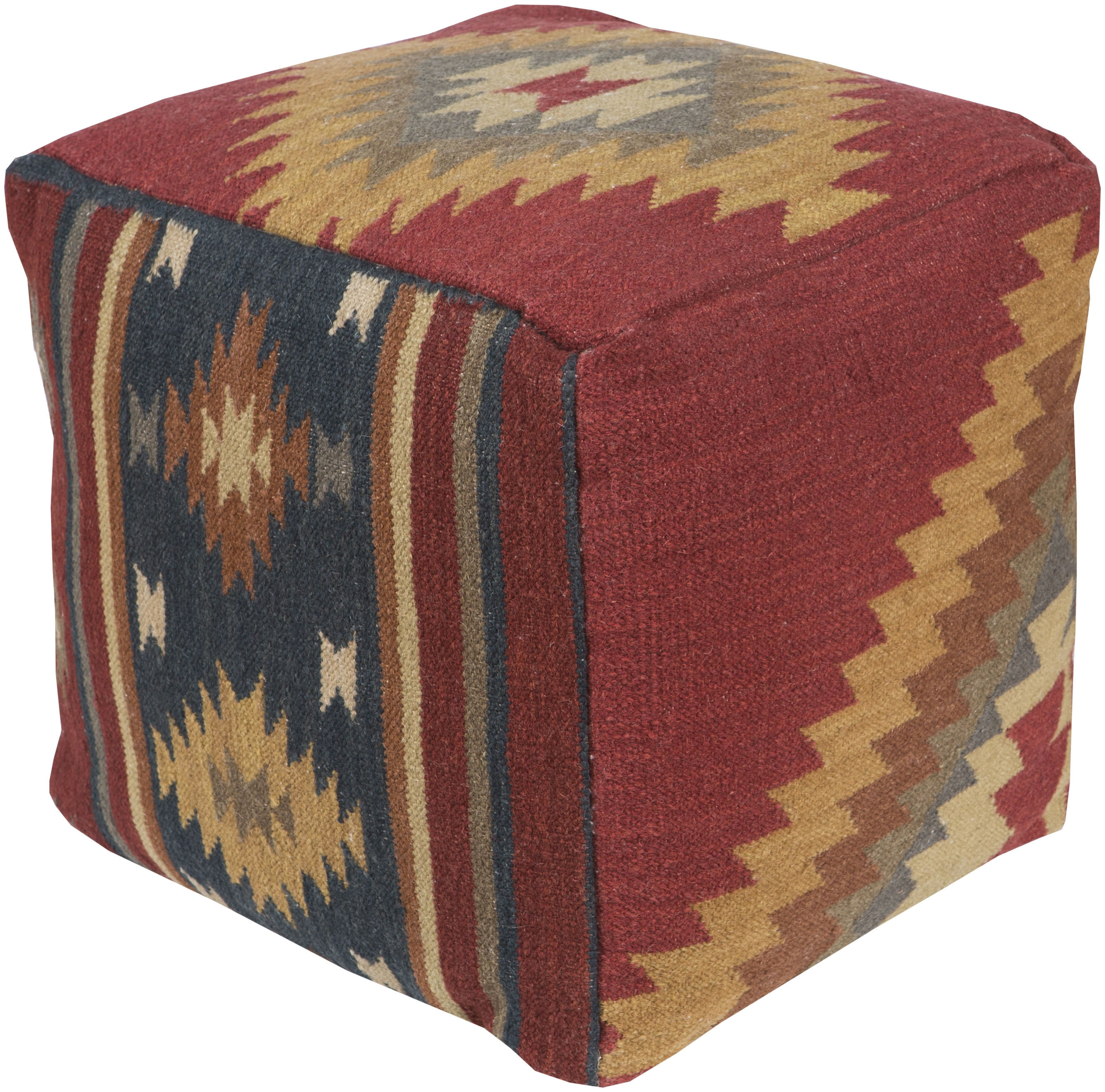 Frontier Woven Pouf - Image 0
