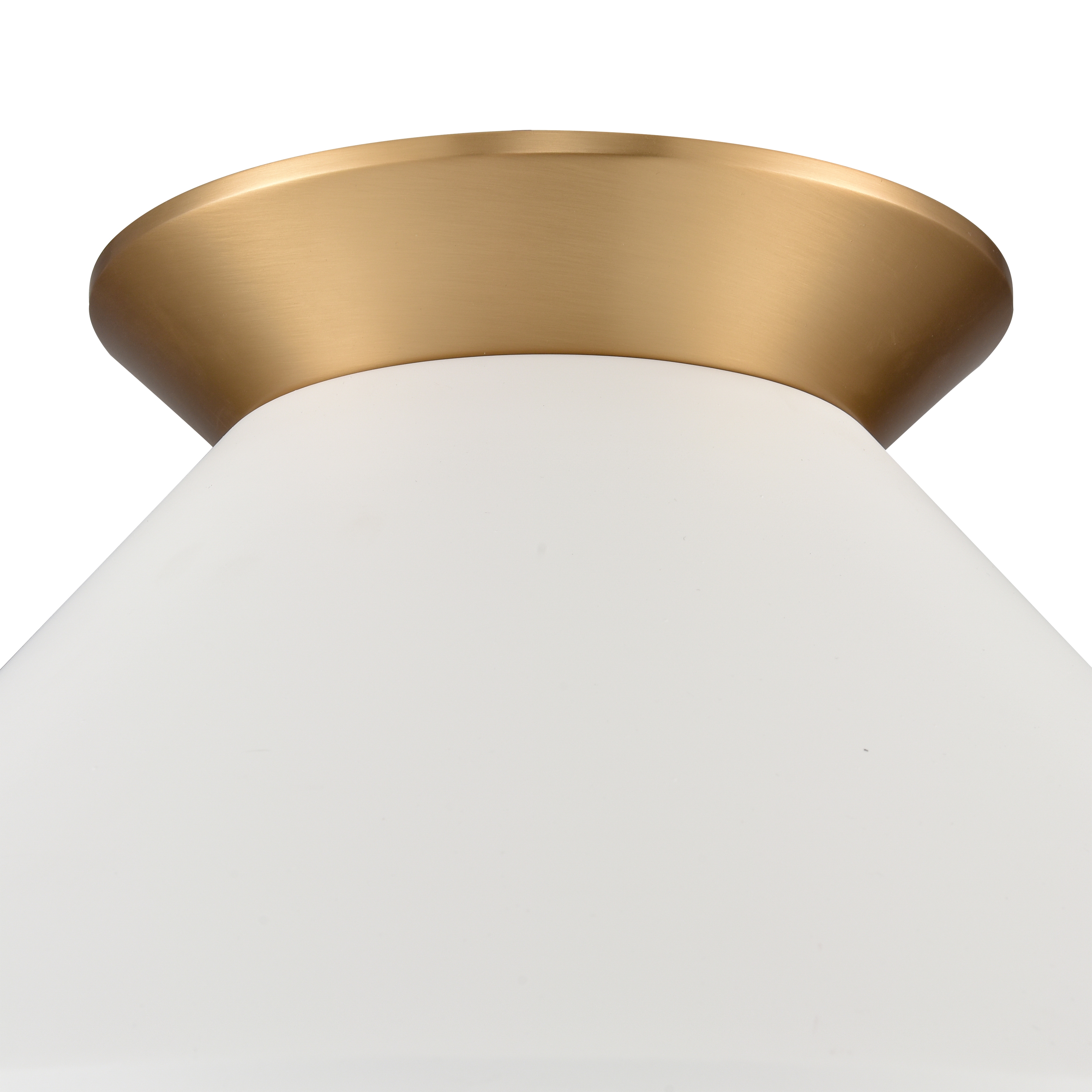 Cavendish 16'' Wide 1-Light Semi Flush Mount - Brushed Gold - Image 4