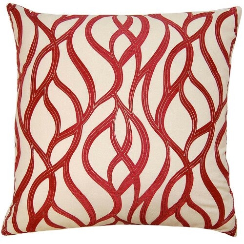 Square Feathers Sydney Abstract Pillow Cover & Insert - Image 0