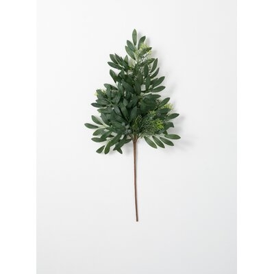 26" Artificial Olive Tree Branch - Image 0