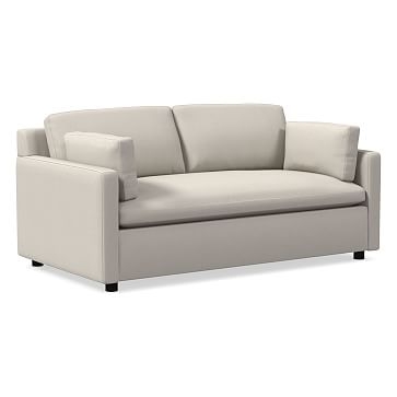 Marin 71" Sofa, Down, Performance Yarn Dyed Linen Weave, Alabaster, Concealed Support - Image 0