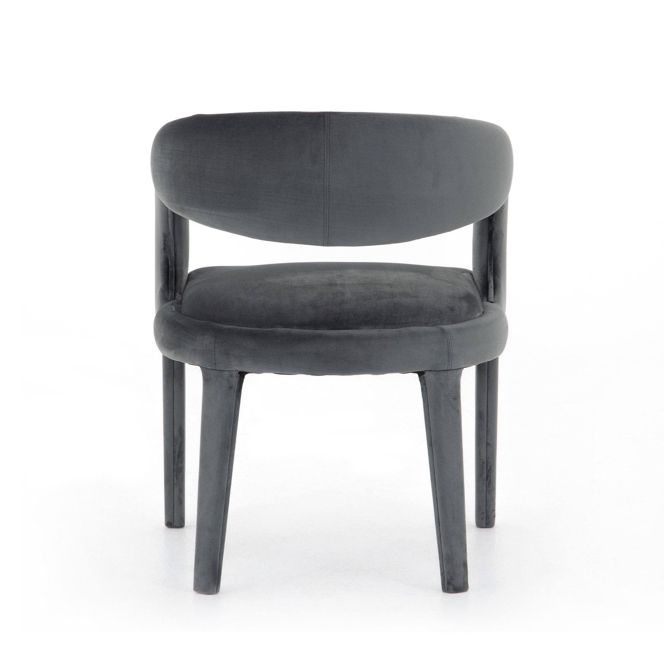 Hawkins Dining Chair-Charcoal Velvet - Image 5