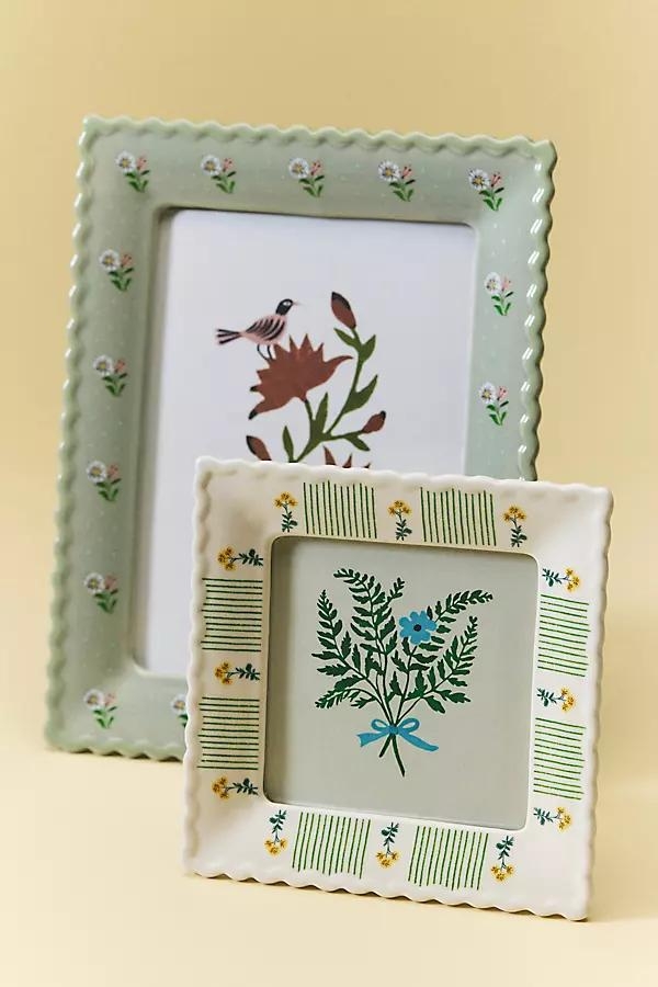 Georgia Floral Ceramic Frame - Image 0