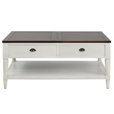 Arquette Solid Wood Lift Top Coffee Table with Storage - Image 0