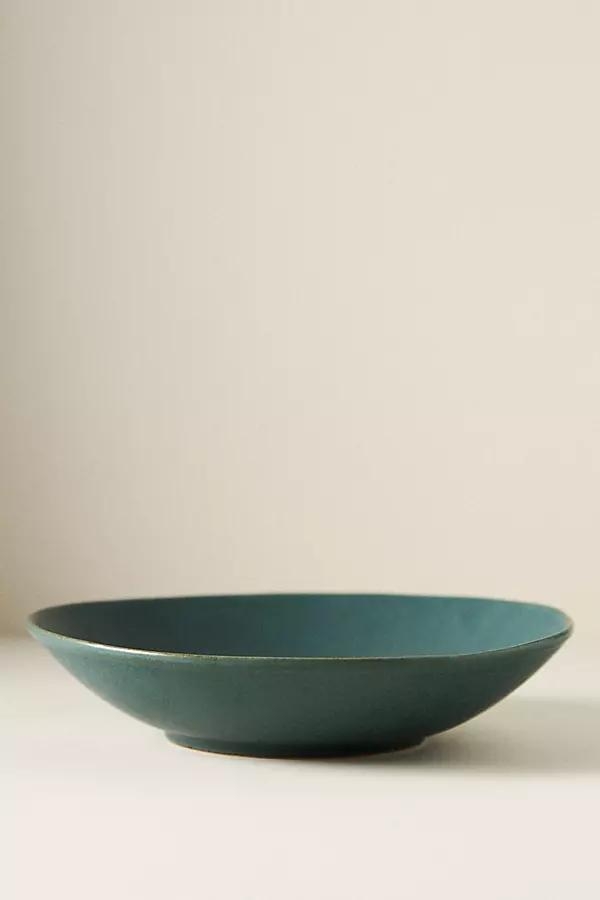 The Jasper Portuguese Stoneware Low Serving Bowl - Image 0