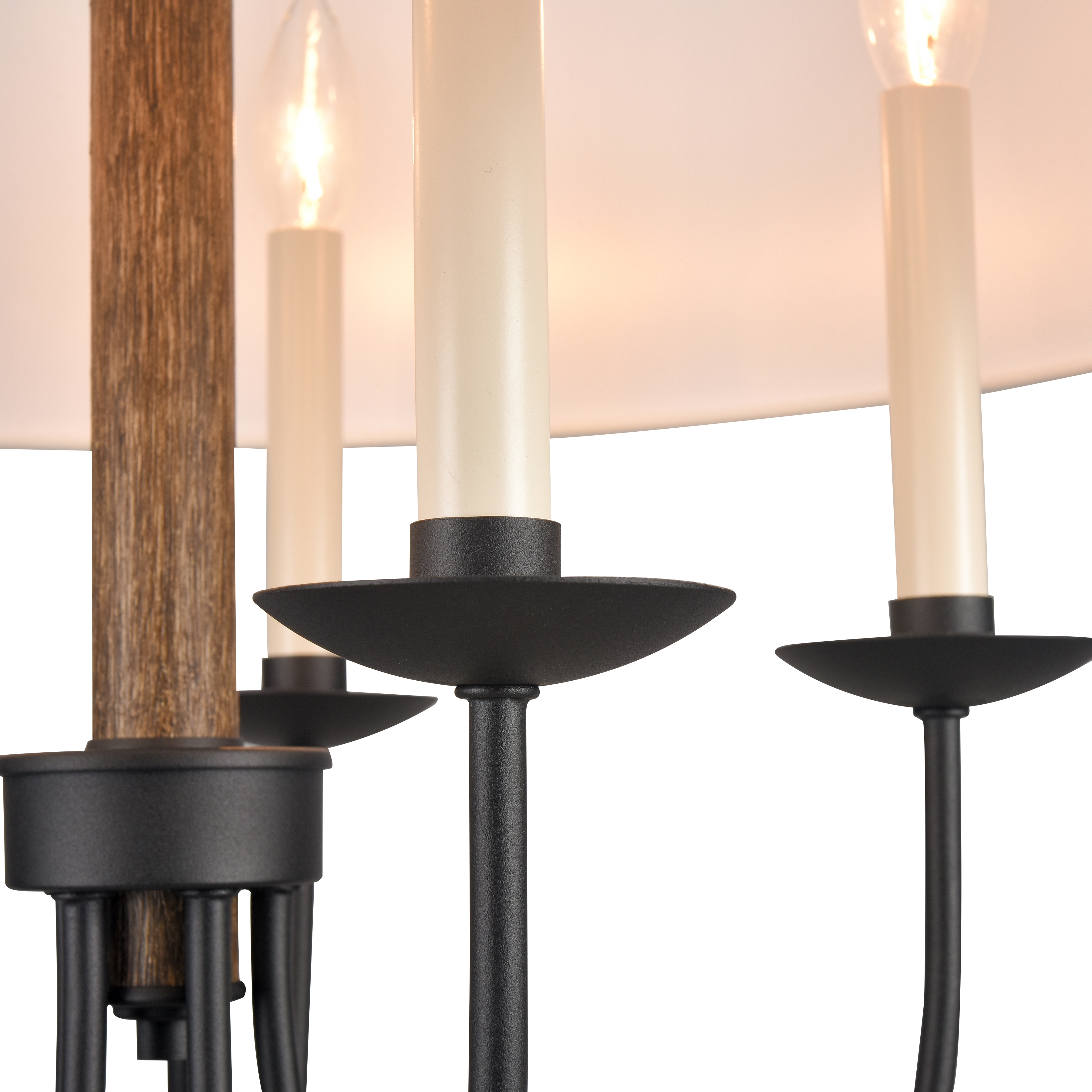 Neville 23'' Wide 5-Light Chandelier - Charcoal Black - Image 4