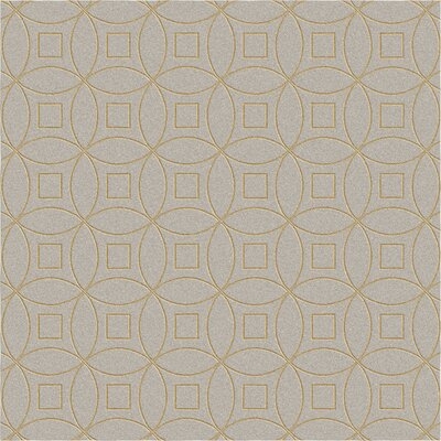 Quercia Geometric Handmade Tufted Wool Brown/Tan Area Rug - Image 0