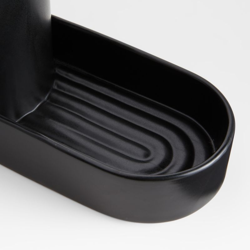 Chet Black Ceramic Sink Caddy - Image 3