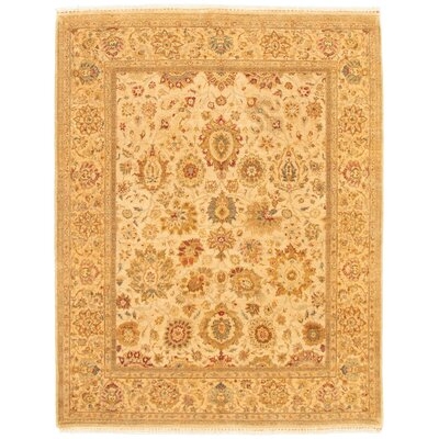 One-of-a-Kind Hand-Knotted New Age Sultanabad Beige 7'10" x 10'1" Wool Area Rug - Image 0