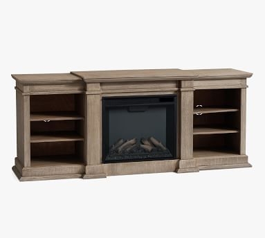 Lorraine Electric Fireplace, Gray Wash - Image 2