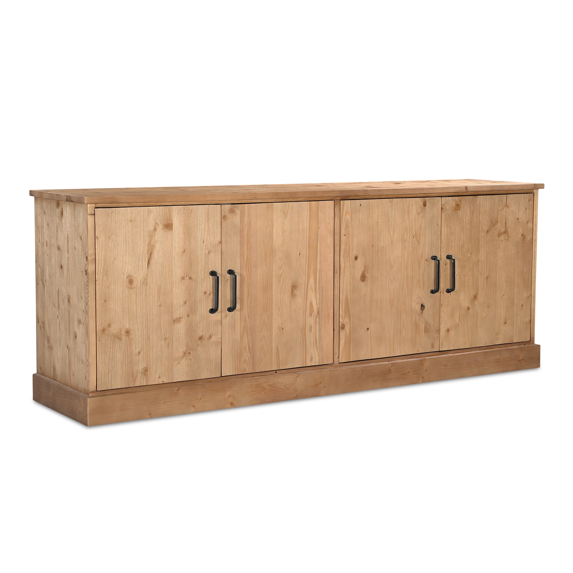 Tade 4 Door Sideboard Honey Pine - Image 1