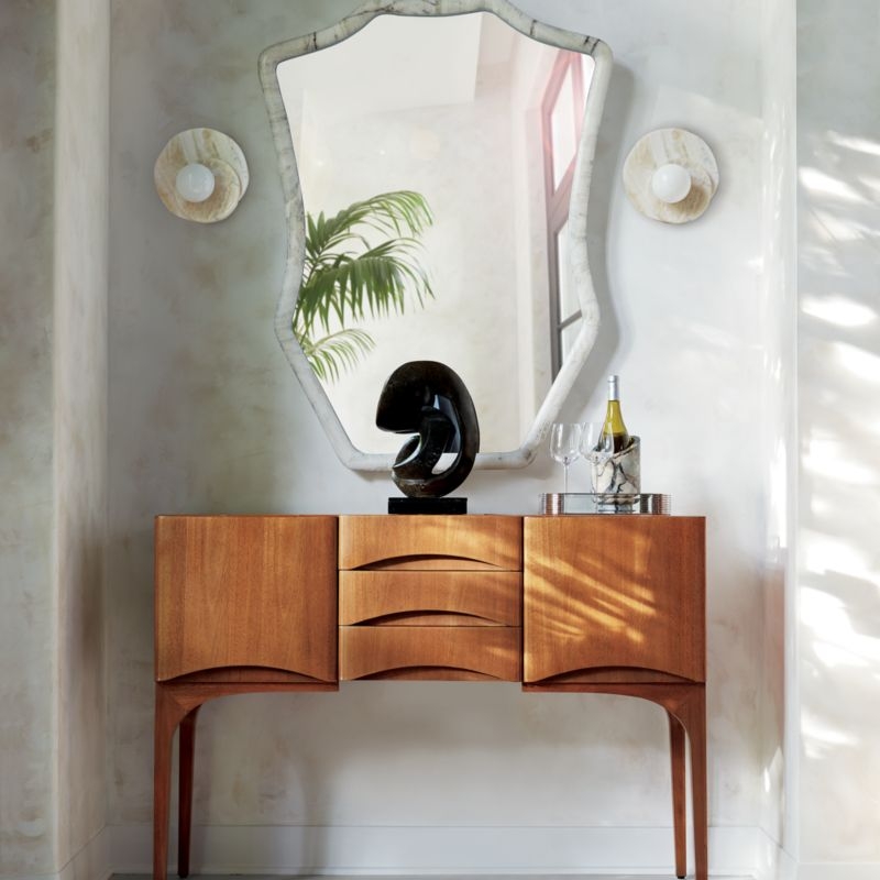 Astr White Onyx Wall Sconce Set of 2 - Image 5