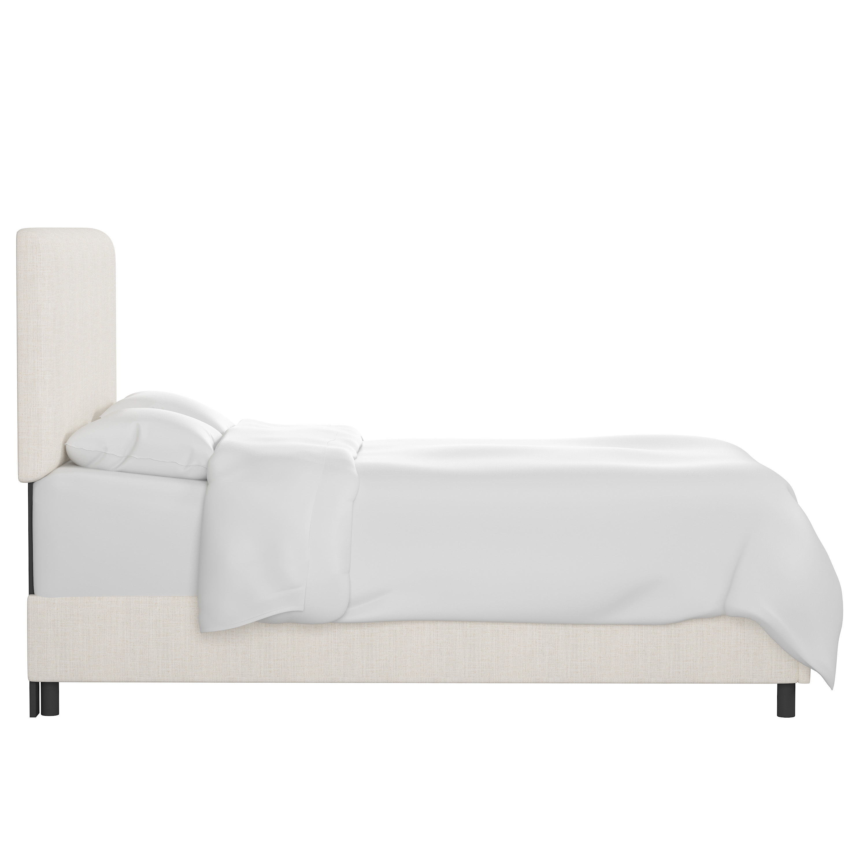 California King Sawyer Bed in Linen Talc - Image 2