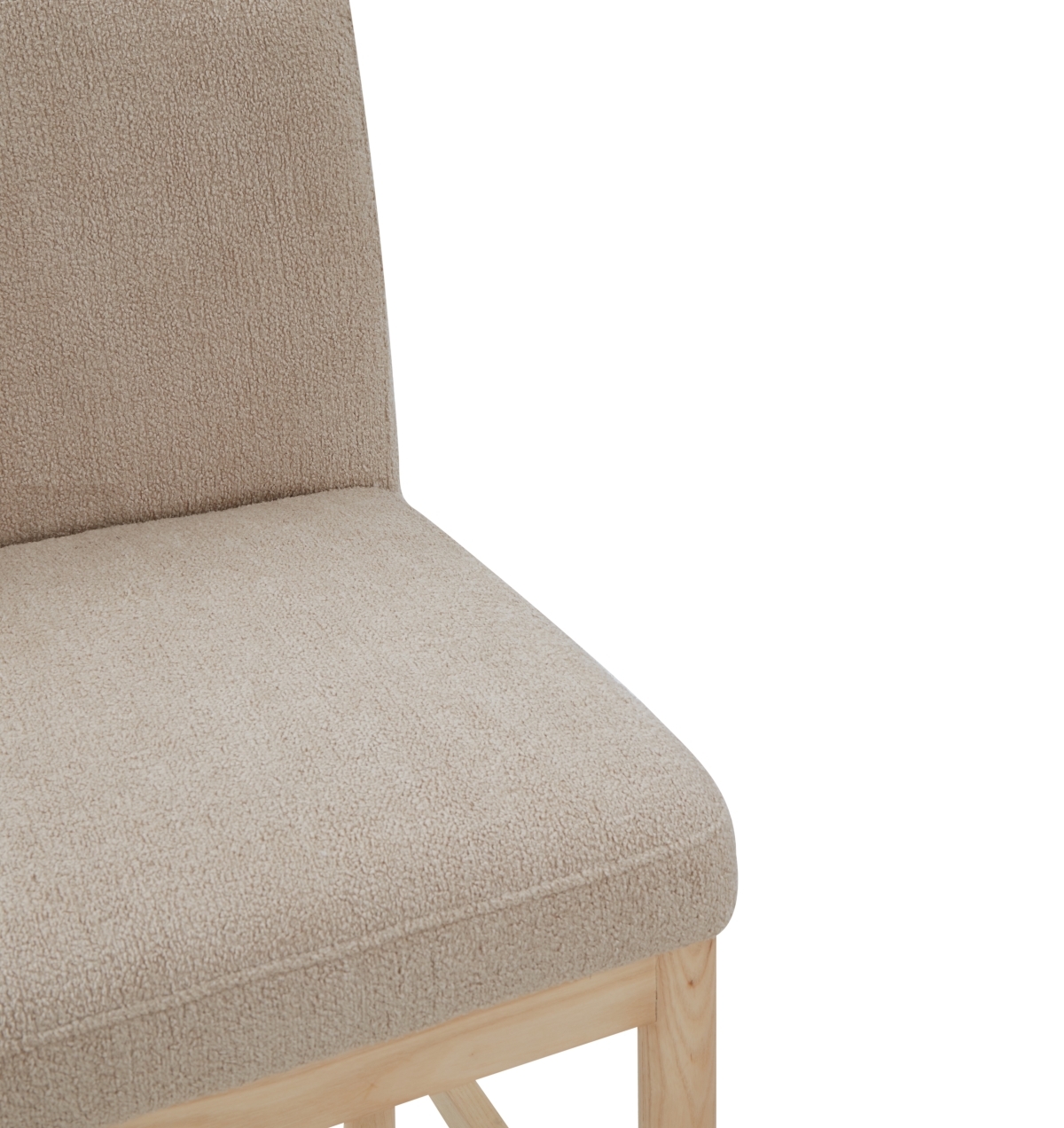 Halcy Boucle Counter Stool - Oatmeal/Natural - Image 2