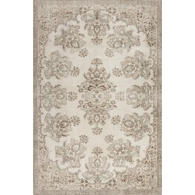 One-of-a-Kind Vintage Hand-Knotted 7'2" x 11' Area Rug in Beige/Gray - Image 0
