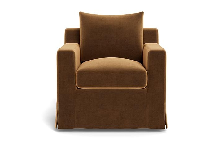 Sloan Slipcovered Swivel Chair - Image 0