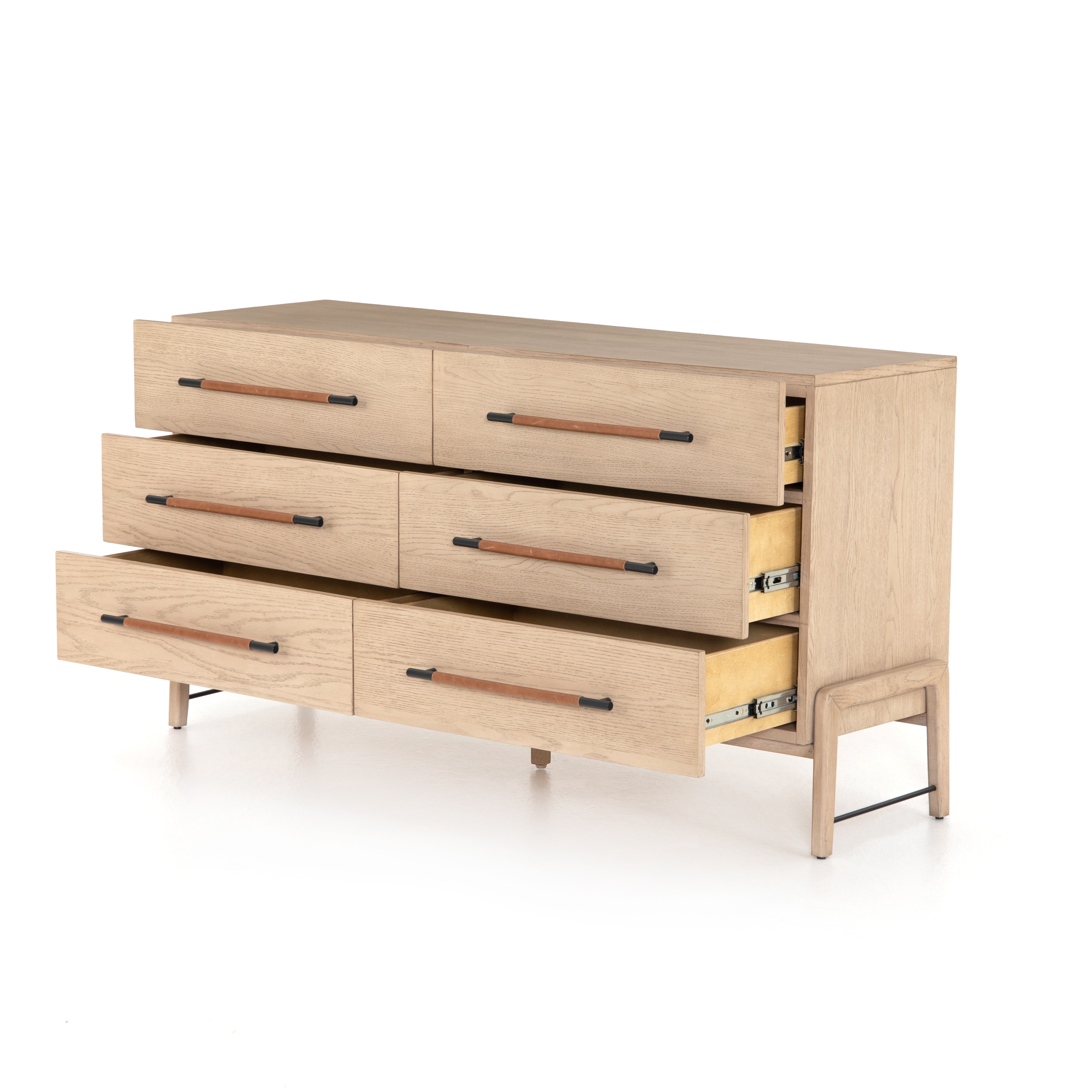 Rosedale 6 Drawer Dresser-Yucca Oak - Image 4