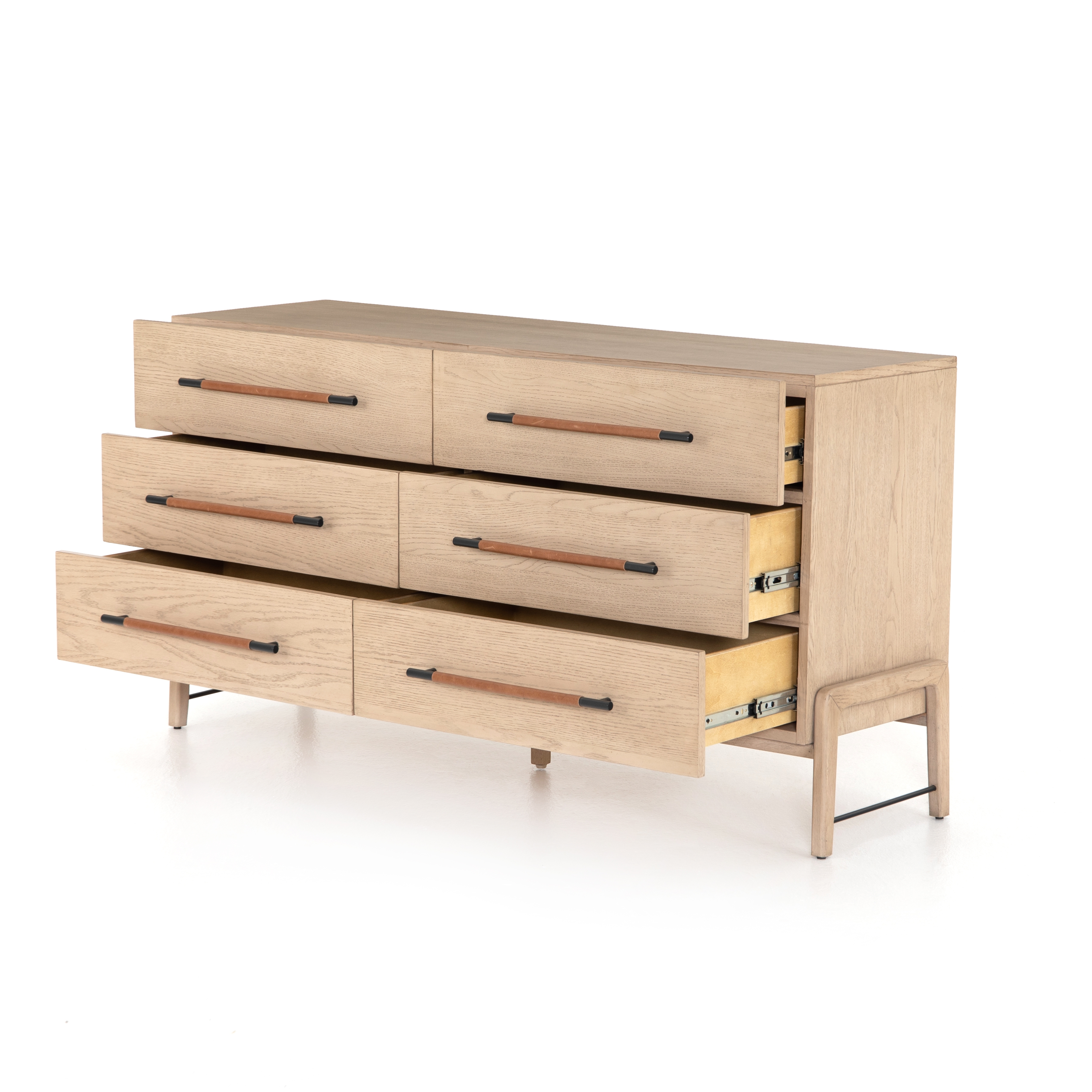 Rosedale 6 Drawer Dresser - Yucca Oak Veneer - Image 4