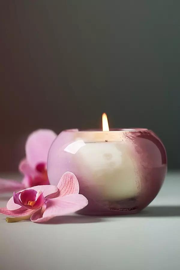 The Loved Woody Salted Moss & Lavender Glass Candle - Image 0