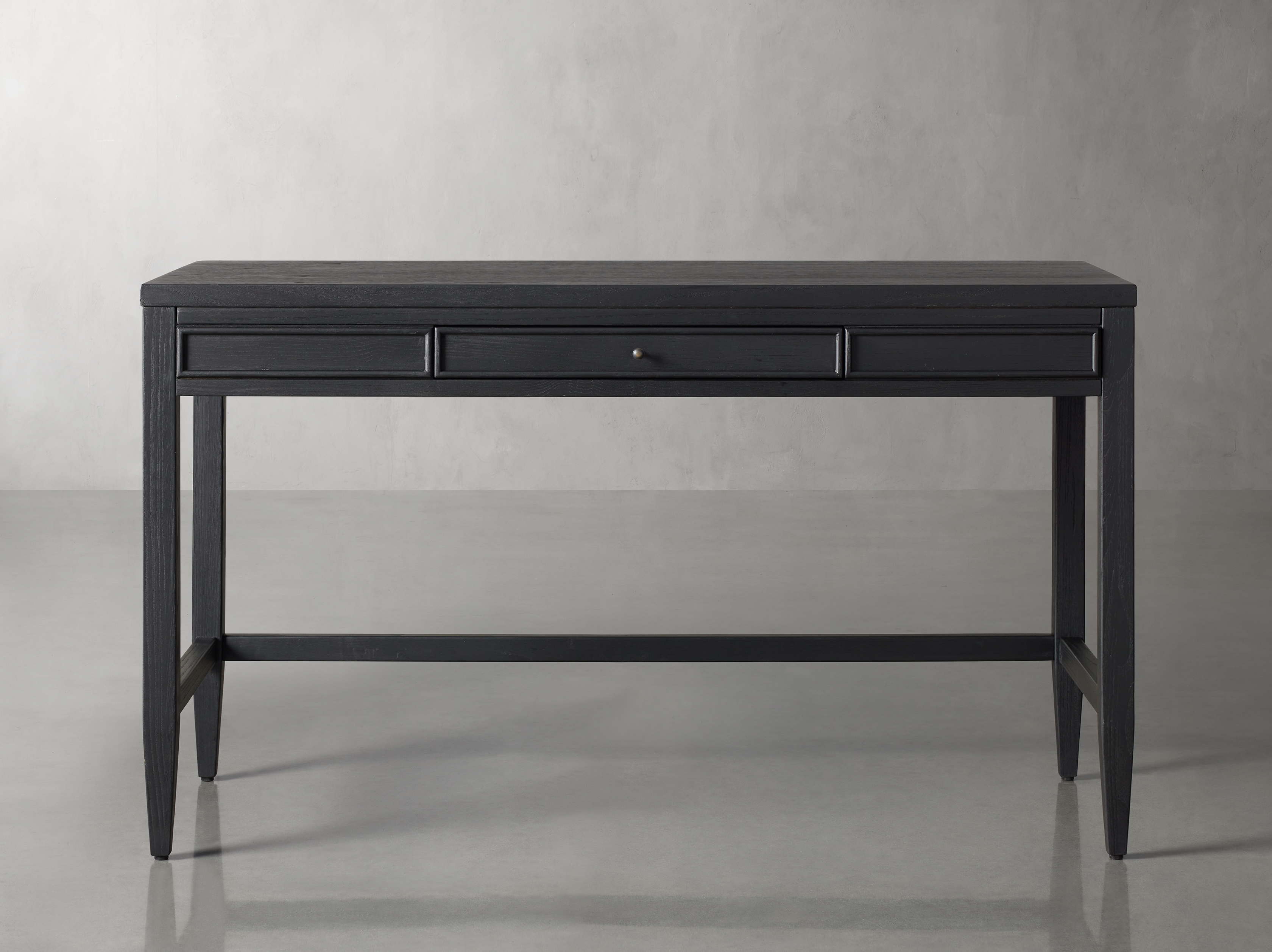Pearson Writing Desk in Wood Black  Ebony - Image 0