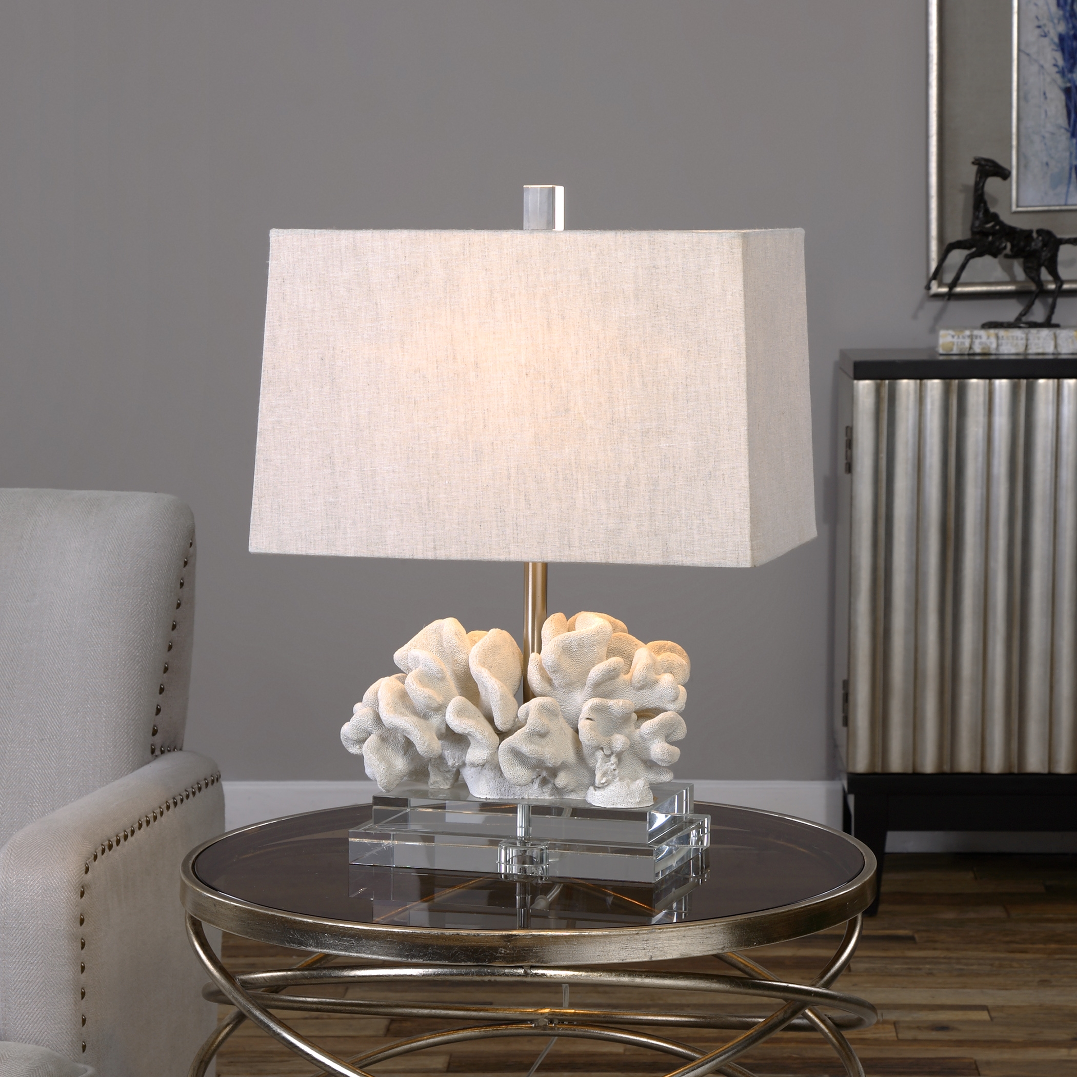 Coral Sculpture Table Lamp - Image 0