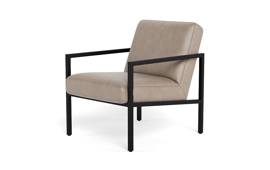 Fritz Leather Accent Chair - Image 2