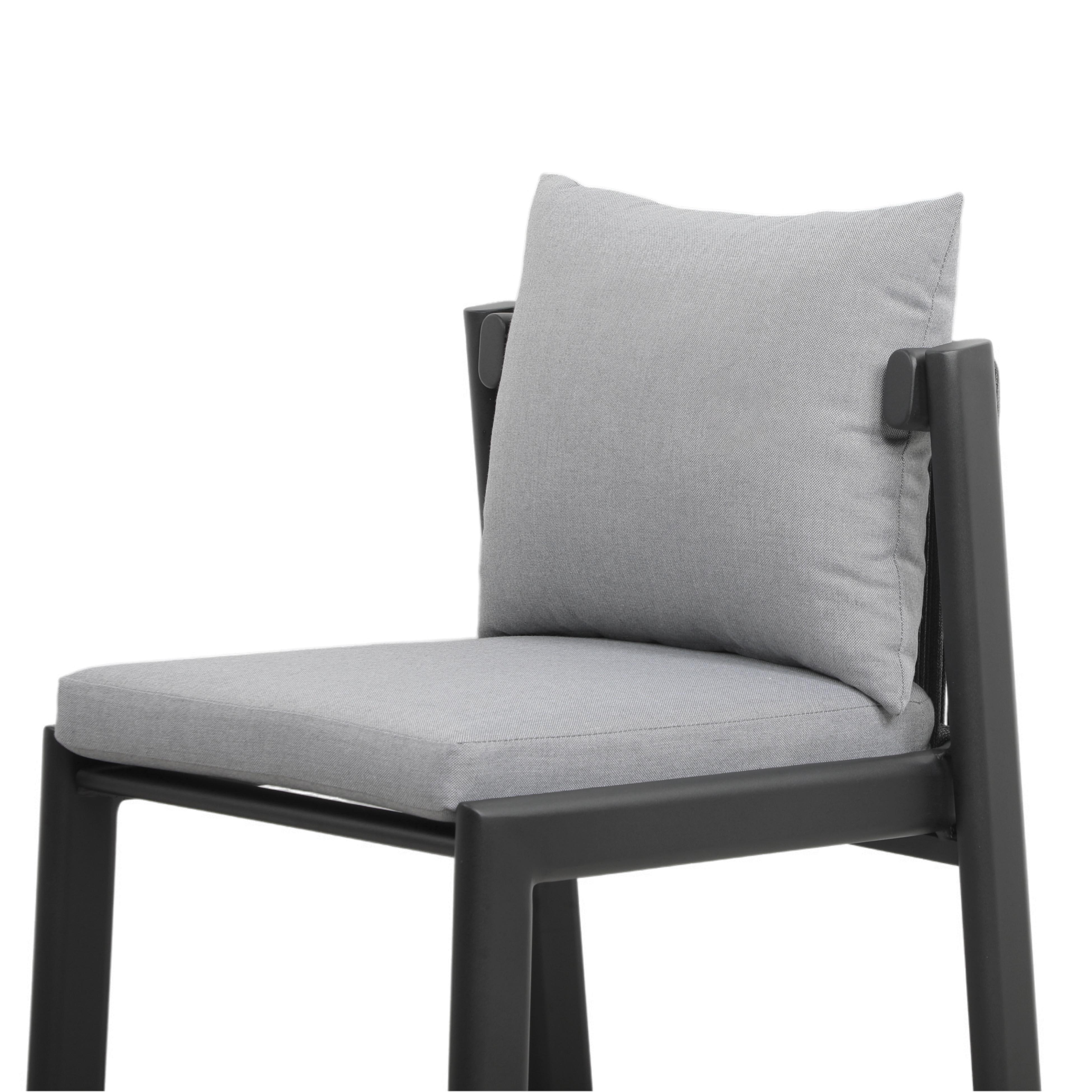 Nancy Grey Outdoor Dining Chair - Image 4