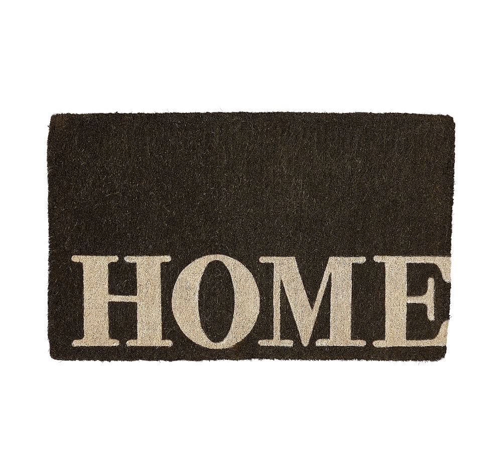 Home Type Doormat , 22 x 36", Charcoal/Ivory - Image 0