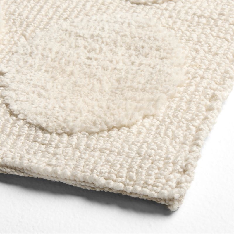 Geo Dotty Ivory Performance Kids Area Rug 5'x8' - Image 1