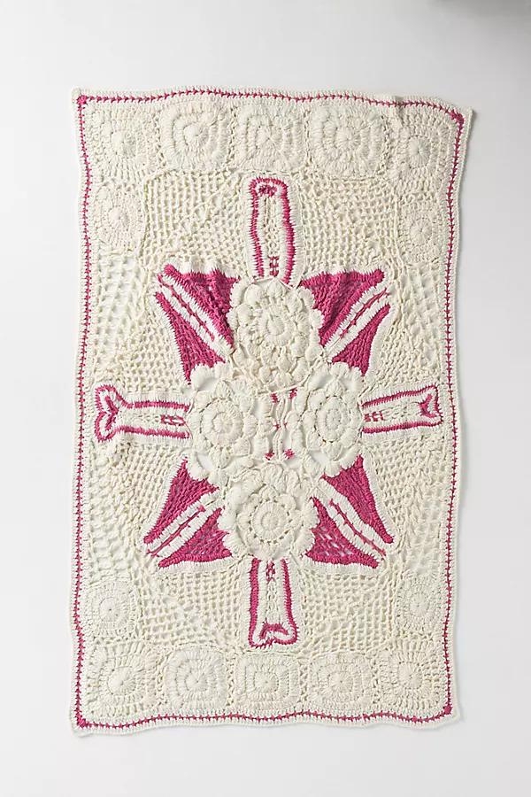 Aspen Knit Crochet Throw Blanket - Image 0