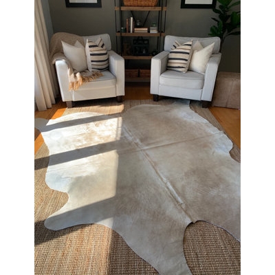 Natural Ivory Cowhide Rug - Image 0